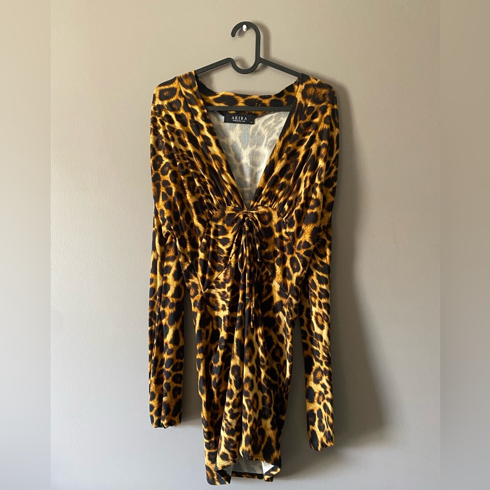 Akira Cheetah Print Dress